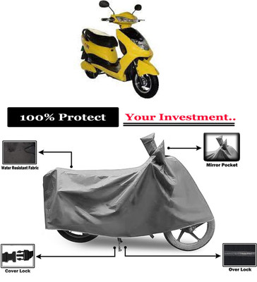 Amexride Two Wheeler Cover for Okinawa(R30 electric scooter, Grey)