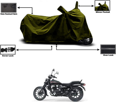 Amexride Two Wheeler Cover for Bajaj(Avenger 400, Green)