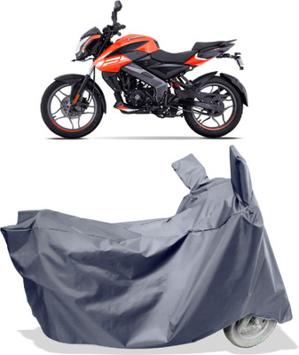 Amexride Two Wheeler Cover for Bajaj(Pulsar NS125, Grey)