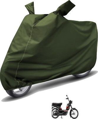 Auto Hub Waterproof Two Wheeler Cover for TVS(Green)