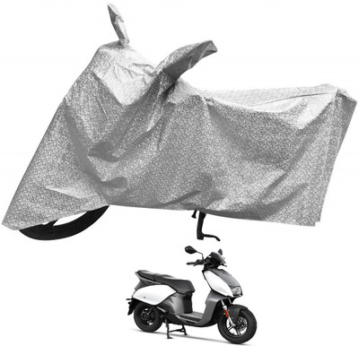 Auto Hub Waterproof Two Wheeler Cover for Hero(Silver)