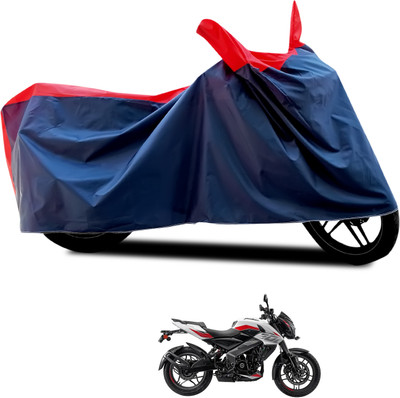 CODOKI Waterproof Two Wheeler Cover for Bajaj(Pulsar 200, Black, Red)