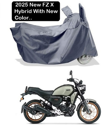 Amexride Two Wheeler Cover for Yamaha(FZ-X, Grey)