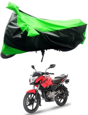 Ascension Two Wheeler Cover for Bajaj(Pulsar 135, Black, Green)