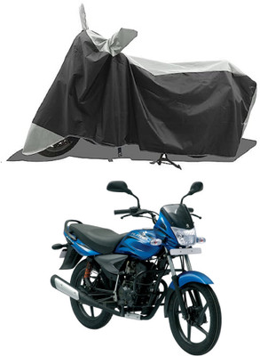 GROFATIK Two Wheeler Cover for Bajaj(Platina 100 DTS-i, White)