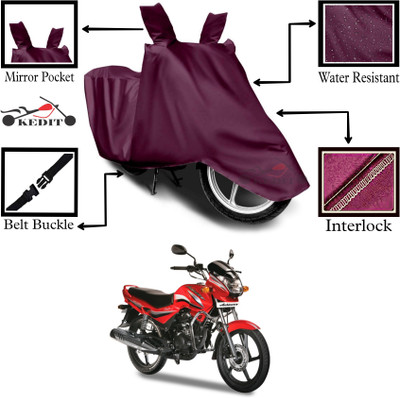 AASHTIK MART Two Wheeler Cover for Hero(Achiever, Maroon)