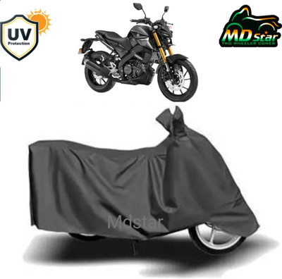 Mdstar Waterproof Two Wheeler Cover for Yamaha(MT-15, Grey)