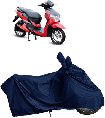 DIGGU Two Wheeler Cover for Hero(Electric Dash, Blue)