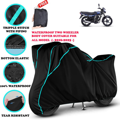 OliverX Waterproof Two Wheeler Cover for Bajaj(CT110, Black)