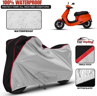 Car Styling Waterproof Two Wheeler Cover for Ola(Scooty, Multicolor)