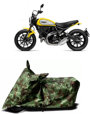 KPIND Waterproof Two Wheeler Cover for Ducati(Scrambler, Multicolor)