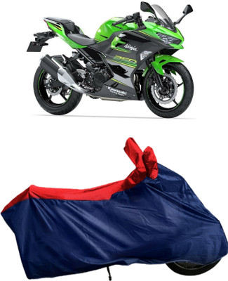 APNEK Waterproof Two Wheeler Cover for Kawasaki(Ninja 250, Blue, Red)