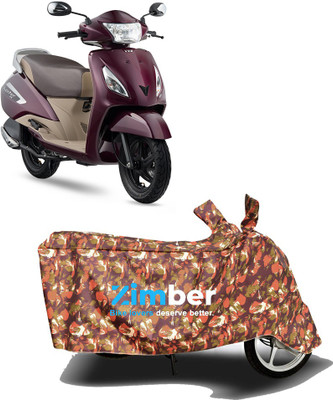 THE REAL ARV Two Wheeler Cover for TVS(Jupiter, Blue)