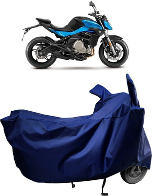 Amexride Two Wheeler Cover for CFMoto(650 NK, Blue)