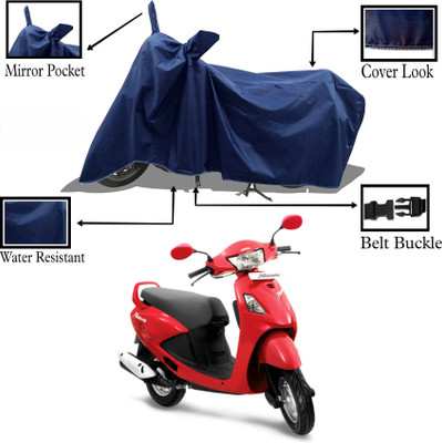 DeepShakshi AUTOMOTIVE Two Wheeler Cover for Hero(Pleasure, Blue)