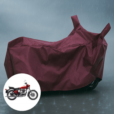 PAGORA Waterproof Two Wheeler Cover for Royal Enfield(Bullet Electra Twinspark, Maroon)