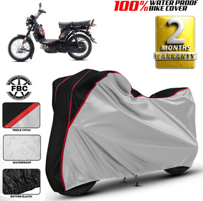FBC Waterproof Two Wheeler Cover for TVS(XL 100, Black)