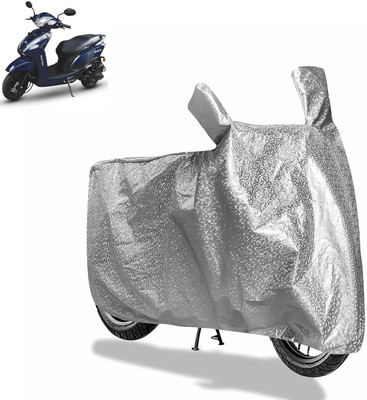 Rhtdm Waterproof Two Wheeler Cover for Ampere(Magnus, Silver)