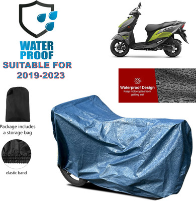 PAGORA Waterproof Two Wheeler Cover for Suzuki(Avenis 125, Blue)