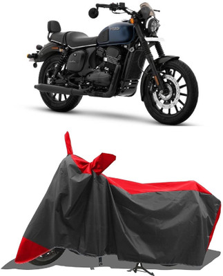 GROFATIK Two Wheeler Cover for Yezdi(Roadster, Red)