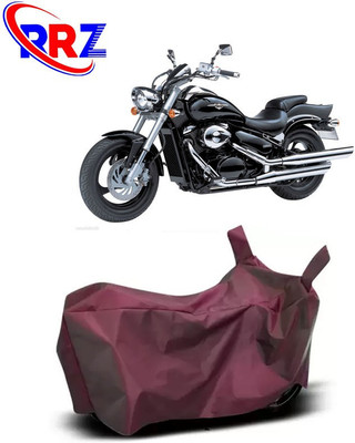 RRZ Waterproof Two Wheeler Cover for Suzuki(Intruder M800, Maroon)
