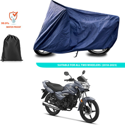 CODOKI Waterproof Two Wheeler Cover for Honda(CB Shine, Blue)