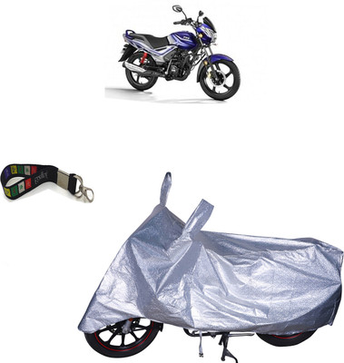 UKIGAL Waterproof Two Wheeler Cover for TVS(Star City Plus, Silver)