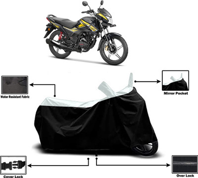 Amexride Two Wheeler Cover for Honda(CB, White)