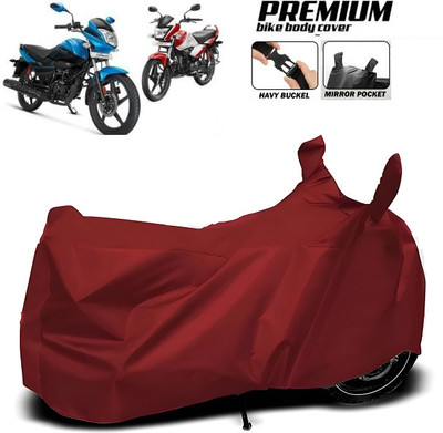 smwzxyu Waterproof Two Wheeler Cover for Hero(Maroon)
