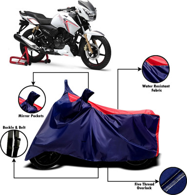 V VINTON Two Wheeler Cover for TVS(Apache RTR 180, Multicolor)