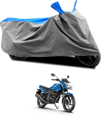 CODOKI Waterproof Two Wheeler Cover for Honda(CB Unicorn, Grey, Blue)