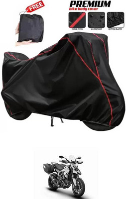 DeepShakshi AUTOMOTIVE Two Wheeler Cover for Ducati(Hyperstrada, Black)