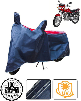 CARNEST Two Wheeler Cover for Hero(Ambition, Red, Blue)