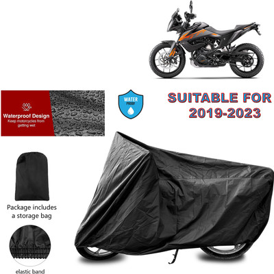 CODOKI Waterproof Two Wheeler Cover for KTM(390 Adventure BS6, Black)