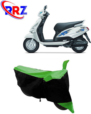 RRZ Waterproof Two Wheeler Cover for Suzuki(Swish 125, Black, Green)