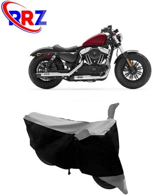 RRZ Waterproof Two Wheeler Cover for Harley Davidson(Forty Eight, Black, Grey)