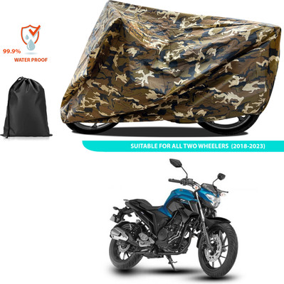 CODOKI Two Wheeler Cover for Yamaha(FZ, Yellow)