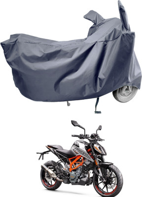 Amexride Two Wheeler Cover for KTM(125 Duke, Grey)