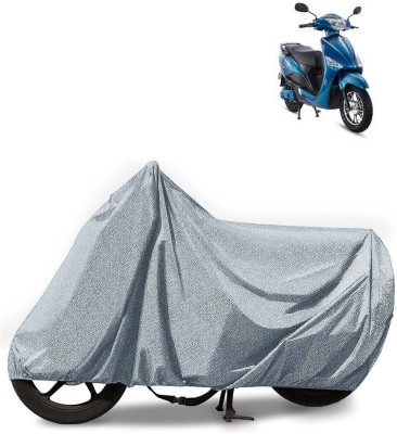 Kingsway Waterproof Two Wheeler Cover for Hero(Electric Optima, Silver)