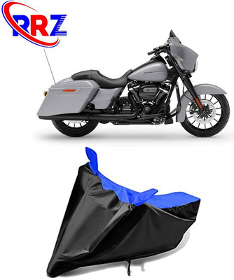 RRZ Waterproof Two Wheeler Cover for Harley Davidson(Street Glide Special, Black, Blue)