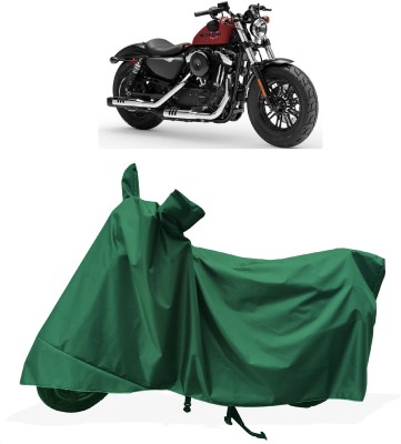 Tricway Two Wheeler Cover for Harley Davidson(Forty Eight, Green)