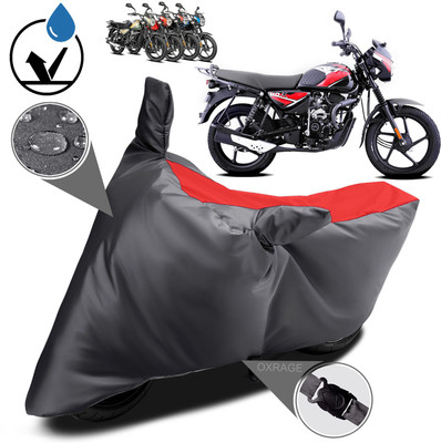 AUTOCAD Waterproof Two Wheeler Cover for Bajaj(CT110, Grey)