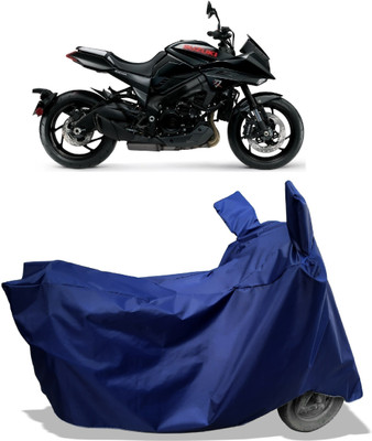 Amexride Two Wheeler Cover for Suzuki(Katana BS6, Blue)