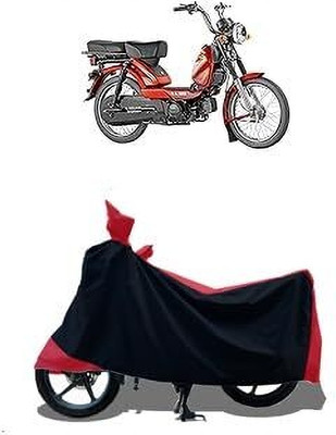 AASHTIK MART Two Wheeler Cover for TVS(Heavy Duty Super XL, Red)
