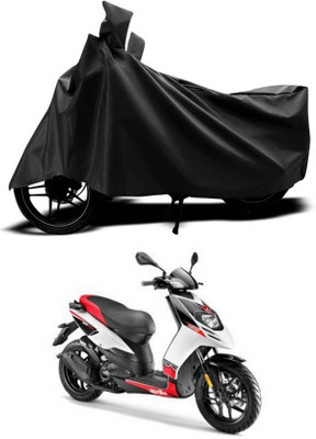 AASHTIK MART Two Wheeler Cover for Aprilia(SR 150, Black)