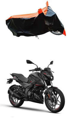 VESMEI Two Wheeler Cover for Bajaj(Pulsar AS 150, Orange)