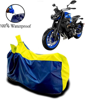 APNEK Waterproof Two Wheeler Cover for Yamaha(MT-09, Yellow, Blue)