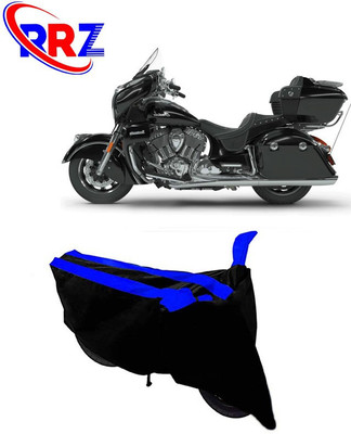 RRZ Waterproof Two Wheeler Cover for Indian(Roadmaster, Black, Blue)