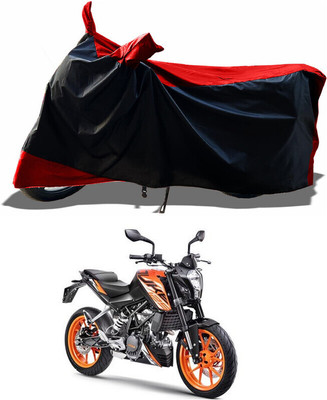 DeepShakshi AUTOMOTIVE Waterproof Two Wheeler Cover for KTM(125 Duke, Red)