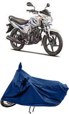 SPECTUS Two Wheeler Cover for Suzuki(Hayate EP, Blue)